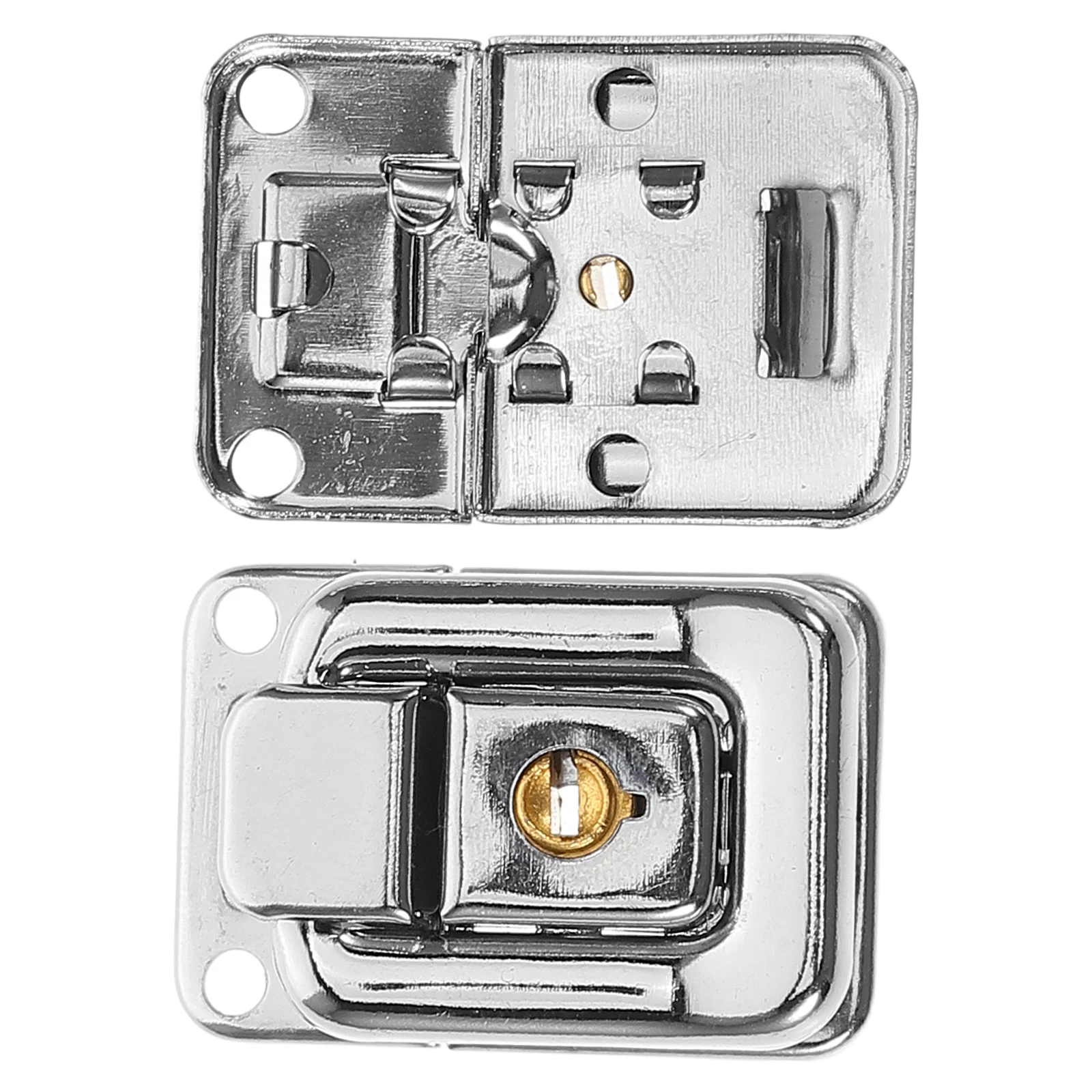 

4pcs Suitcase Locks Durable Iron Key Cabinet Desk Drawer Filing Replacement Chest Toolbox Mailbox Luggage Locker Jewelry Storage