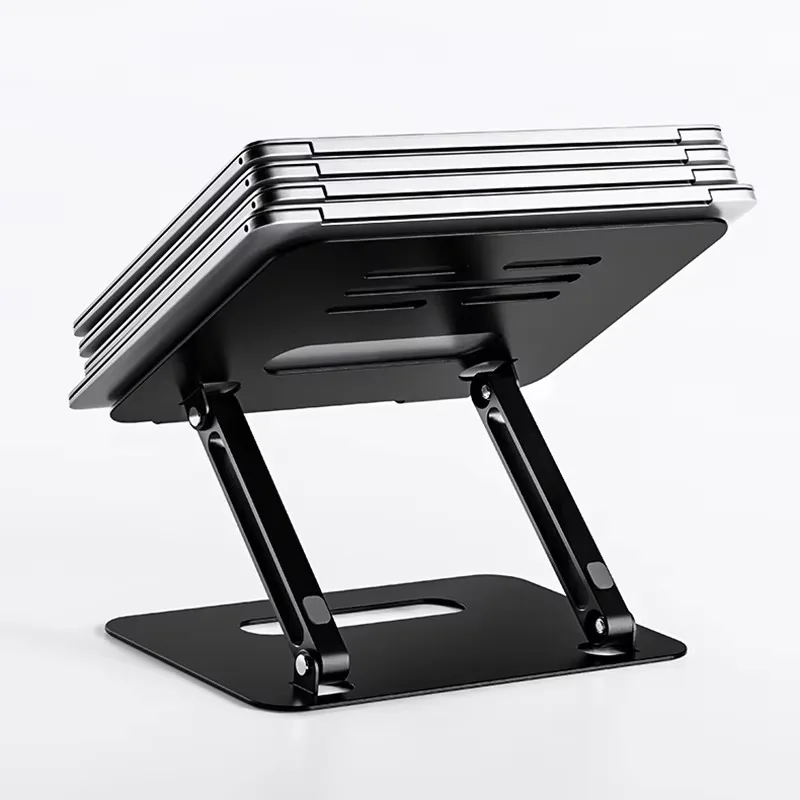 Folding Double-layer Heightened Neck Protector Storage Aluminum Alloy Notebook Stand Computer Stand New Portable Laptop Desk