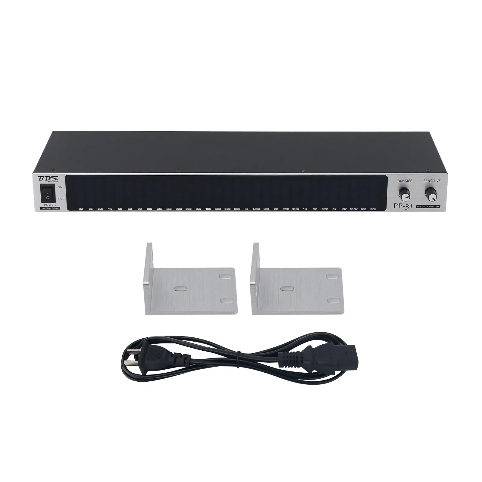 

HiFiAMP BDS PP-31 Digital Audio Spectrum Analyzer Display 1U Music Spectrum VU Meter 31 Segments