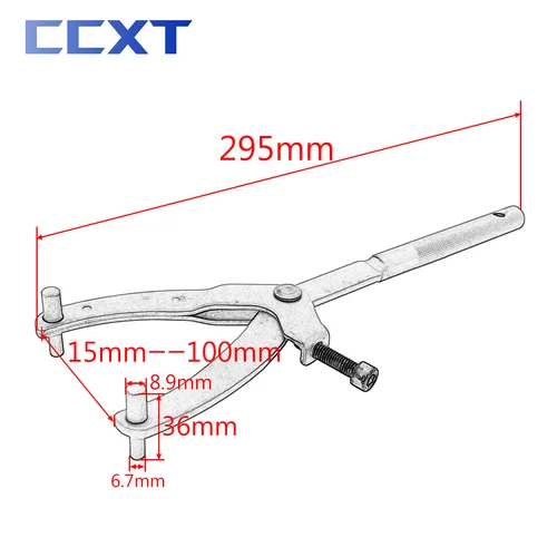 Imagen 2 del producto Variador Universal, embrague, volante de inercia, polea, piñón, soporte para quitar, herramienta de bloqueo de reparación, motocicleta, Scooter, ATV, para KTM, Honda, Yamaha