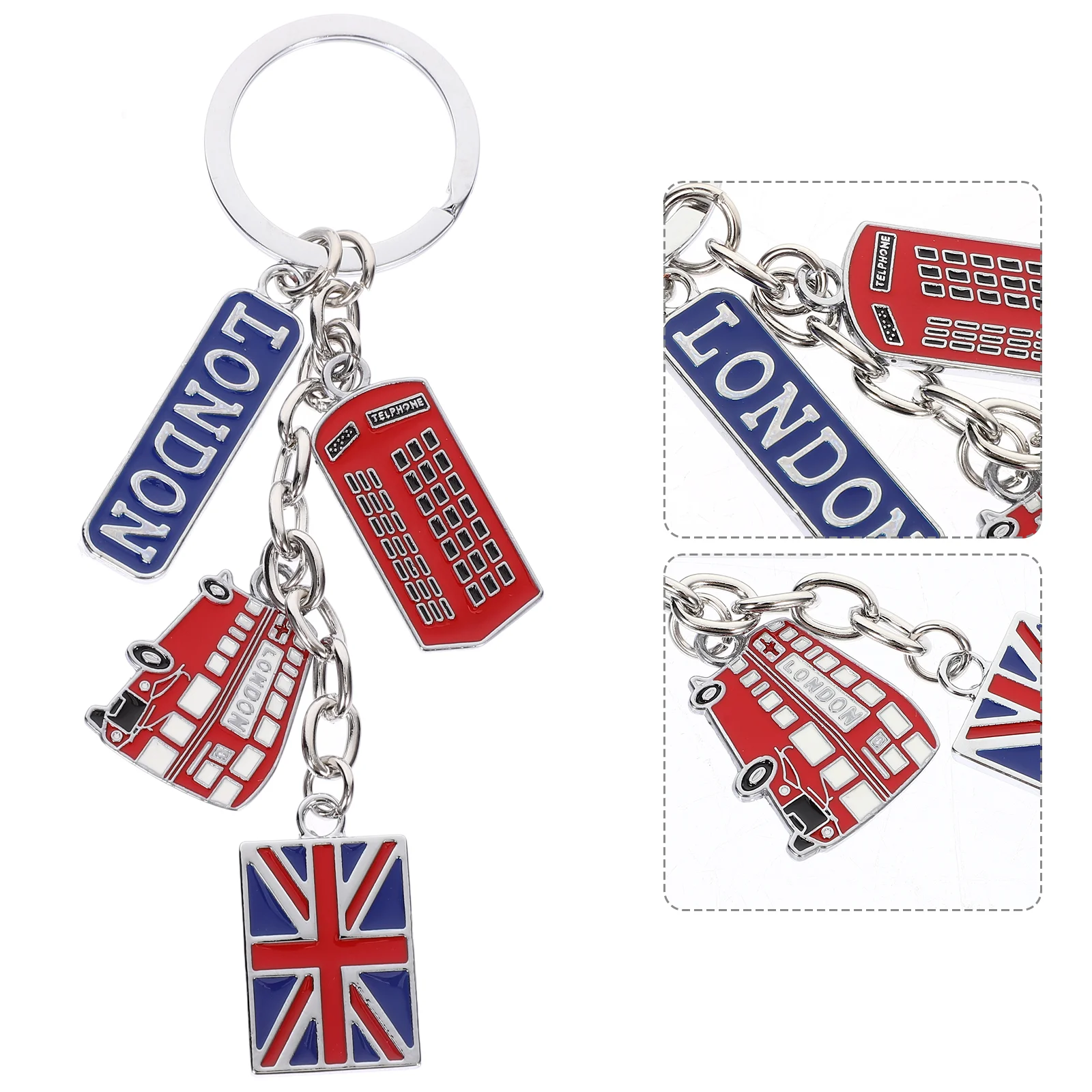 Bandeira do Reino Unido Keychain, Londres lembranças, brindes promocionais, carteiras etiqueta, viagens Miss Keyrings