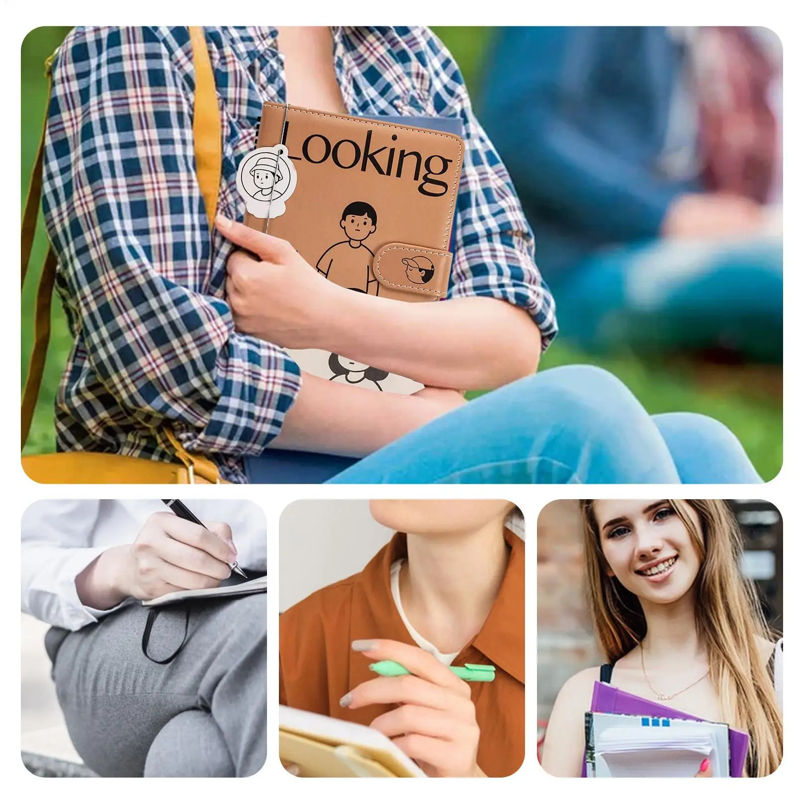 دفتر مذكرات كرتوني جميل، 96 ورقة، مجلة بإبزيم مغناطيسي، قرطاسية مدرسية للفتيات والنساء، عمل رسم يومي