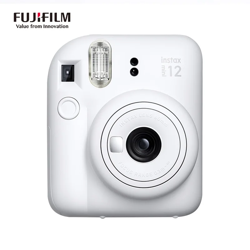 حقيقية Fujifilm Instax Mini 12 كاميرا فورية مع 20 ورقة فيلم صغير ورقة كاميرا حزام الكتف حقيبة الملحقات هدية البدلة