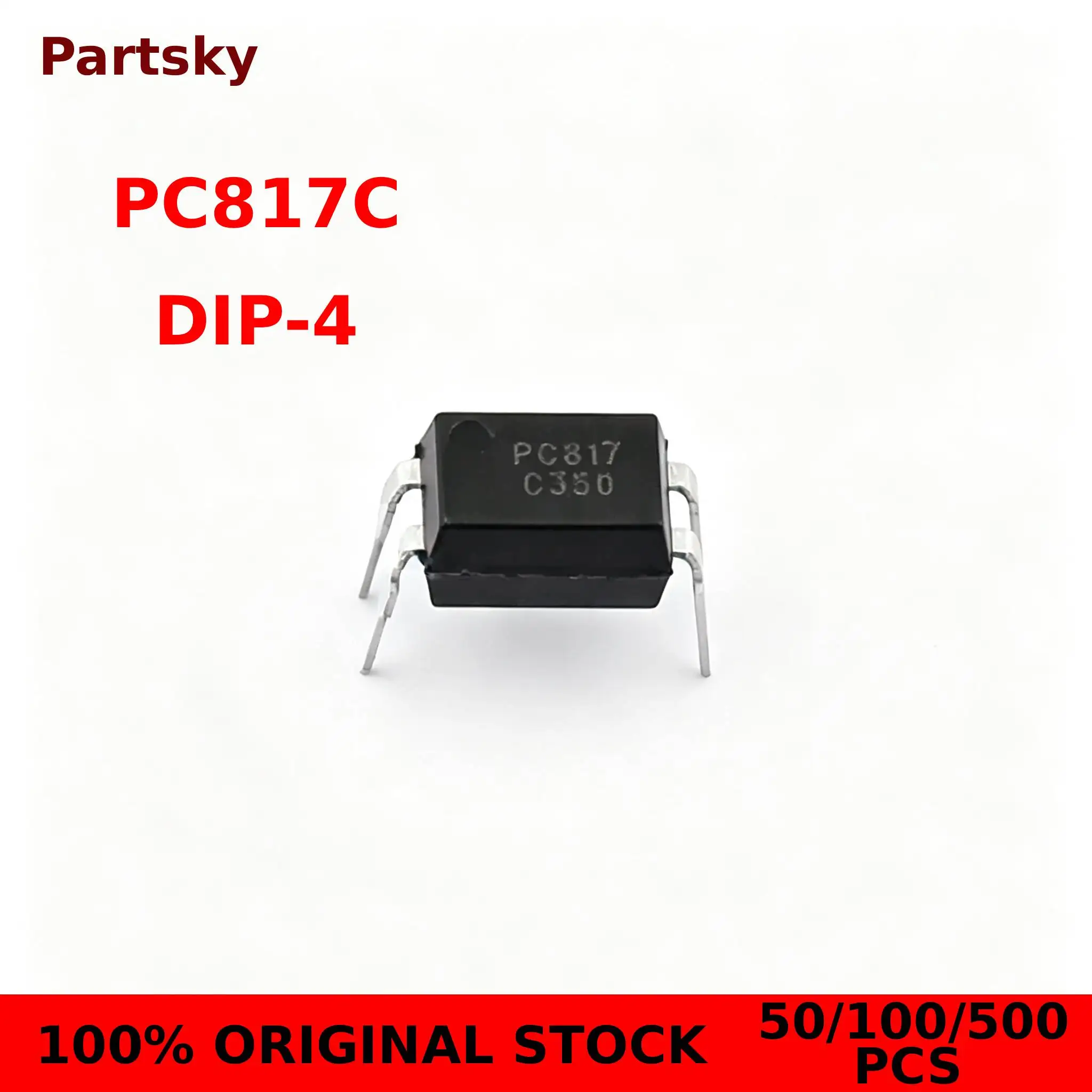 50/100PCS 100% New PC817 PC817C DIP-4 817C 817 Optocoupler Original IN STOCK
