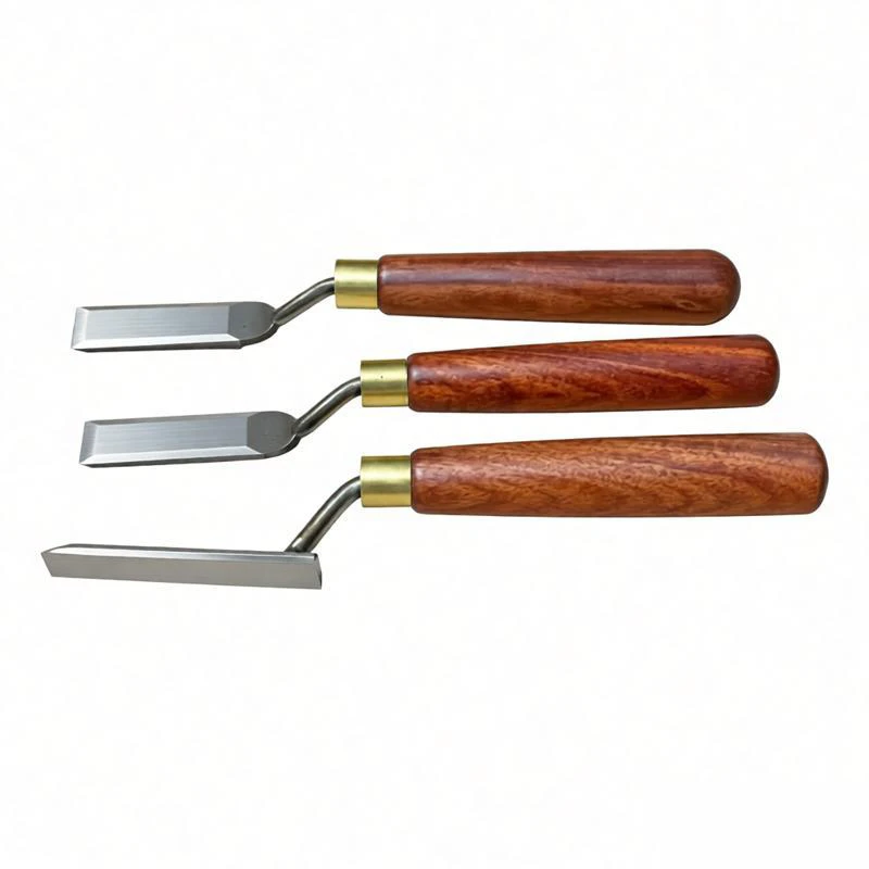 

White Steel Flat Bottom Gooseneck Shovel Blade High Foot Design 10mm 16mm 20mm Woodworking Carving Trimming Tool Ergonomic Rosew