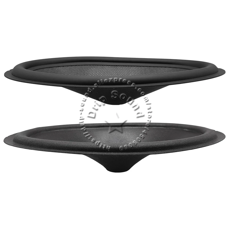 2ชิ้น6x9นิ้วลำโพงขอบยางไฟเบอร์กลาส/โฟมอ่างกระดาษกรวยไดอะแฟรมแบบสั่นอะไหล่ซ่อมวูฟเฟอร์25มม