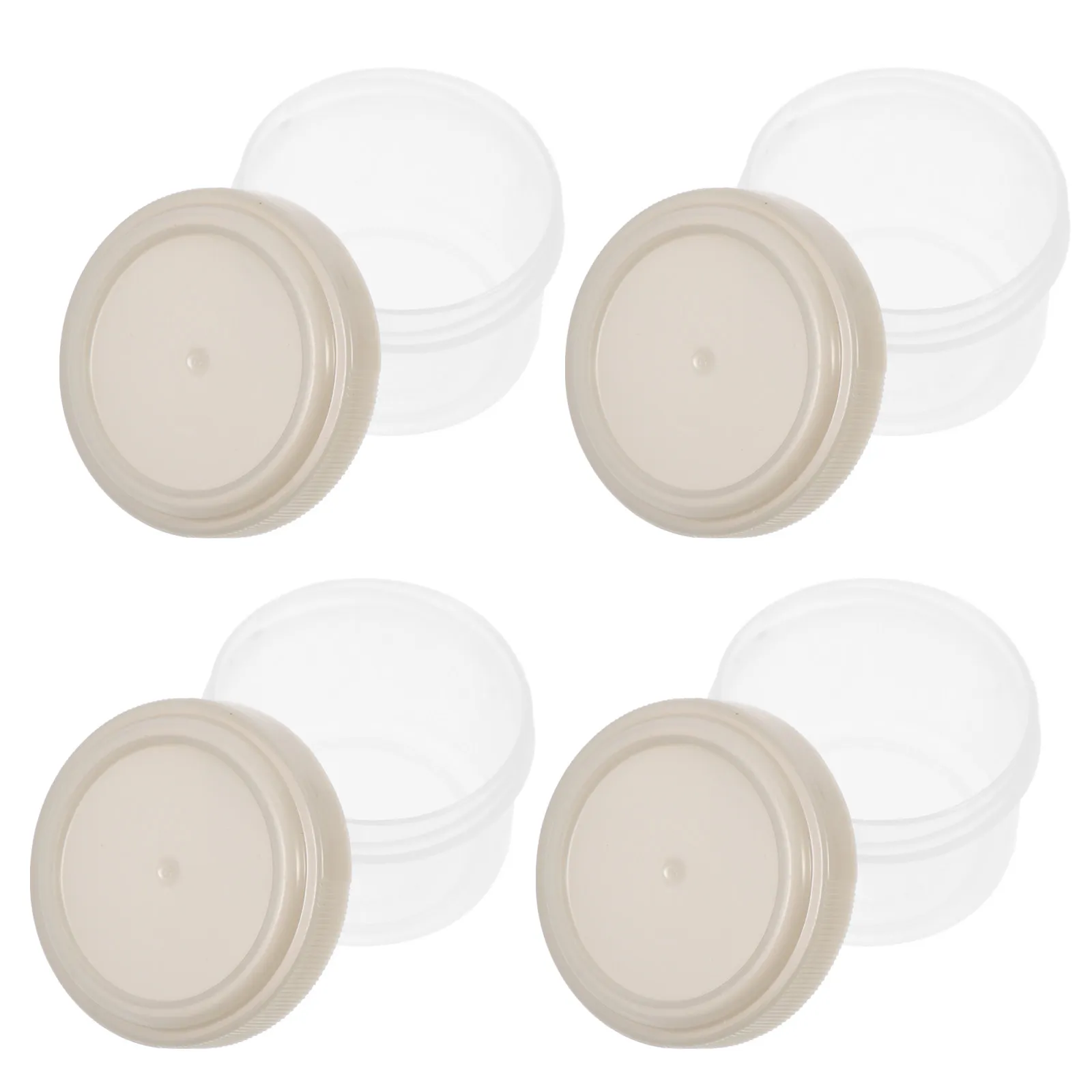 

Набор из 4 прозрачных банок для специй: контейнеры для хранения на кухне, дозаторы для соли и перца, банки для меда, органайзер для приправ