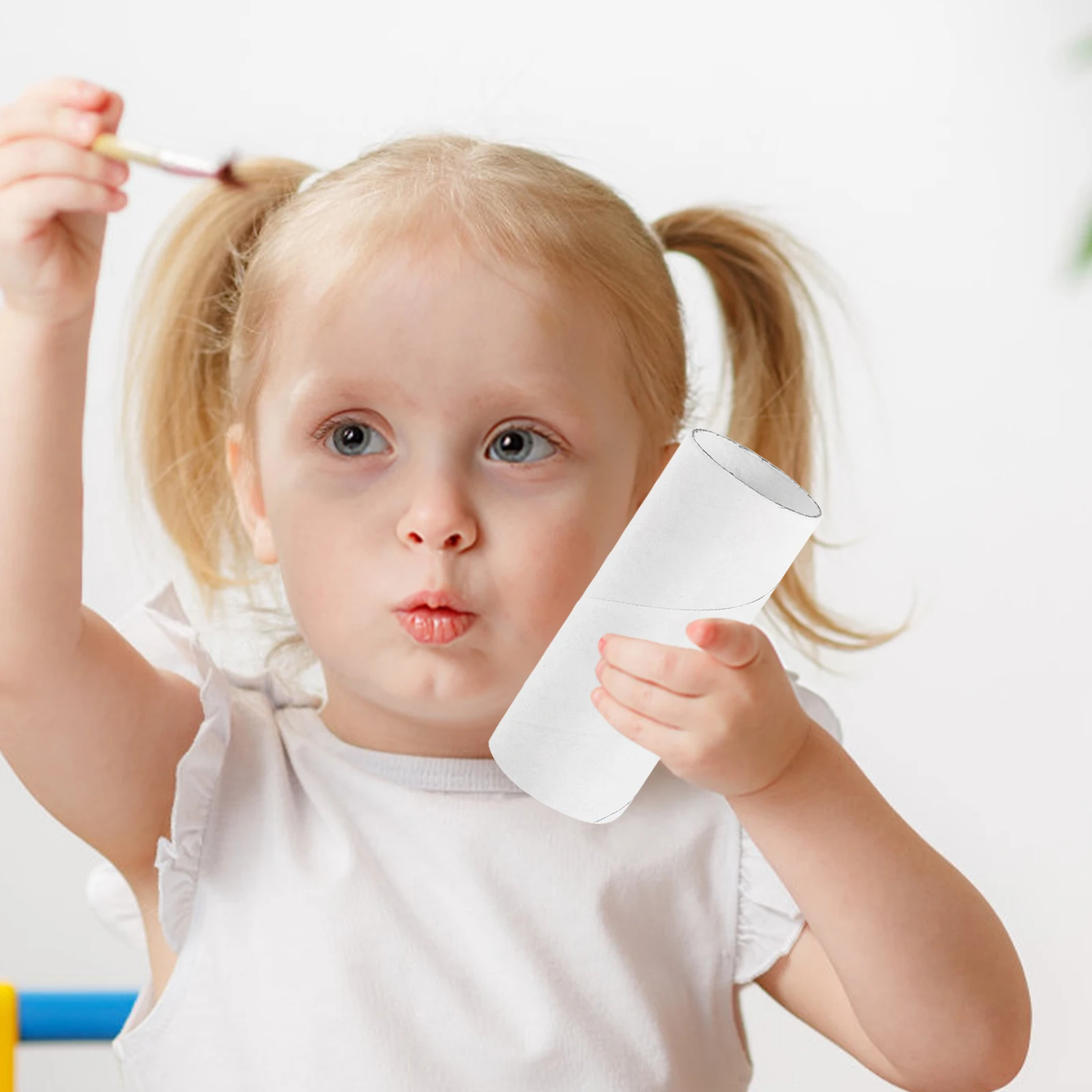 

30Pcs Doodle Paper Tubes Strong Craft Rolls for DIY Art School Projects Kindergarten Learning Tools Recycled Paperboard Lotion