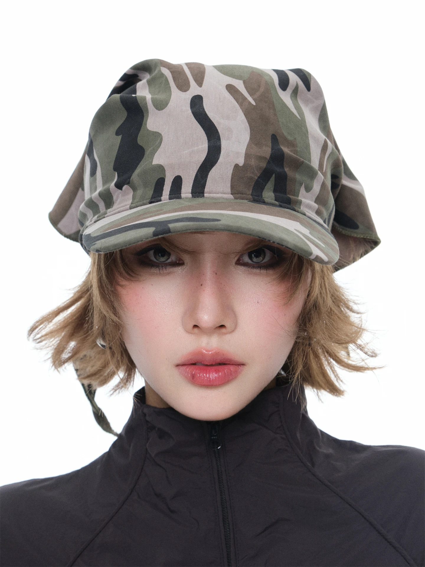 

Многоцветная хип-хоп камуфляжная кепка-платок унисекс в стиле тай-дай, стильная ретро-кепка-уточка для мужчин и женщин