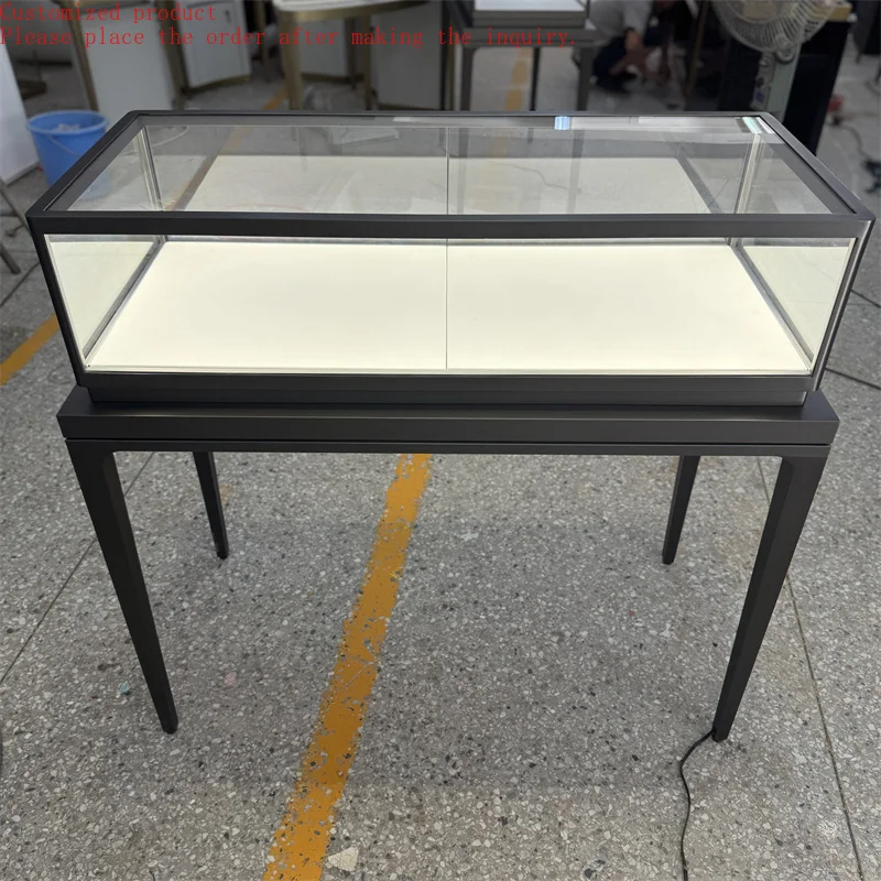 

Custom.Jewelry Shop Counter Design Luxury Jewellery Shop Display Table Furniture Custom Glass Jewelry Showcase Display Cabinet