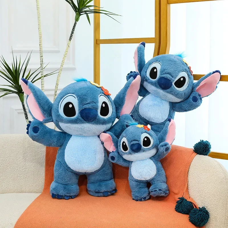 キュートなスティッチぬいぐるみ、大きなサイズ、リロ＆スティッチの漫画スティッチ、ぬいぐるみ、とても柔らかく抱き心地の良いぬいぐるみ、誕生日プレゼント、女の子、男の子、ファンへのプレゼント
