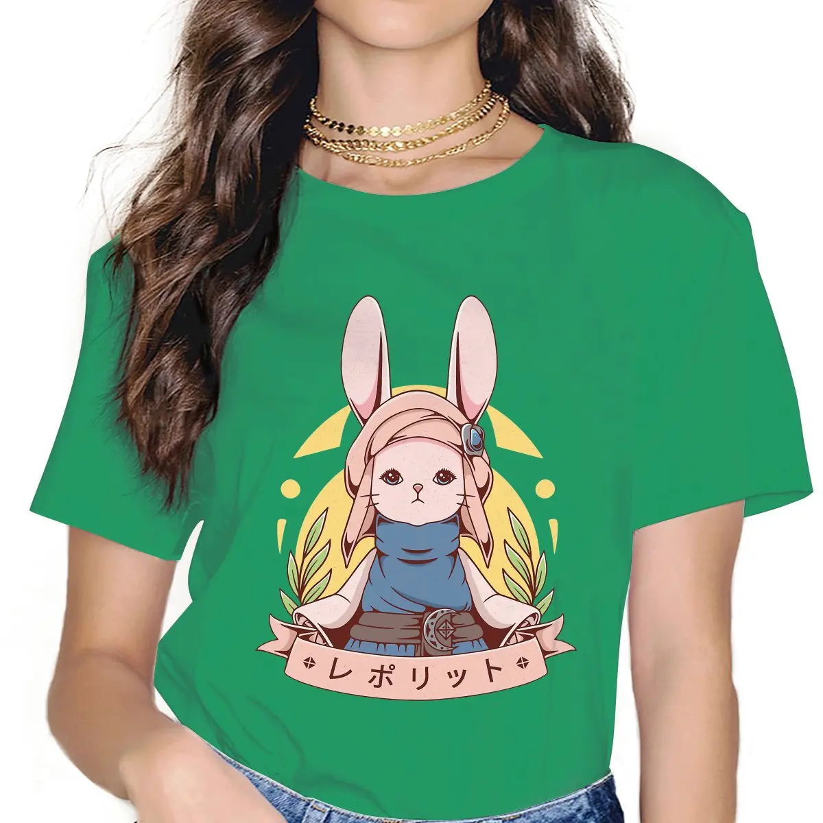 Final Fantasy Role Playing Game Original TShirts Cute Rabbit Personalize Homme T Shirt Funny Tops