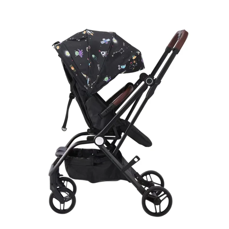 Sedile con rotazione a 360°Passeggino da viaggio Pieghevole ed elegante Carrozzine per bambini Premium Landau Bebek Arabasi Passeggino