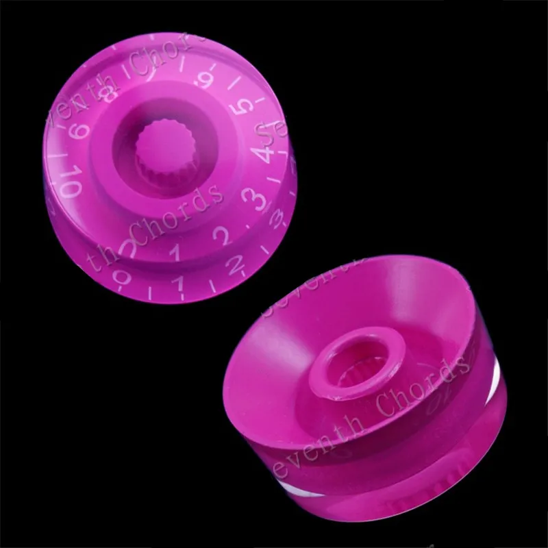 

40Pcs Volume Tone knobs Buttons Speed Control Knobs Mauve For Electric Guitar Parts Replacement