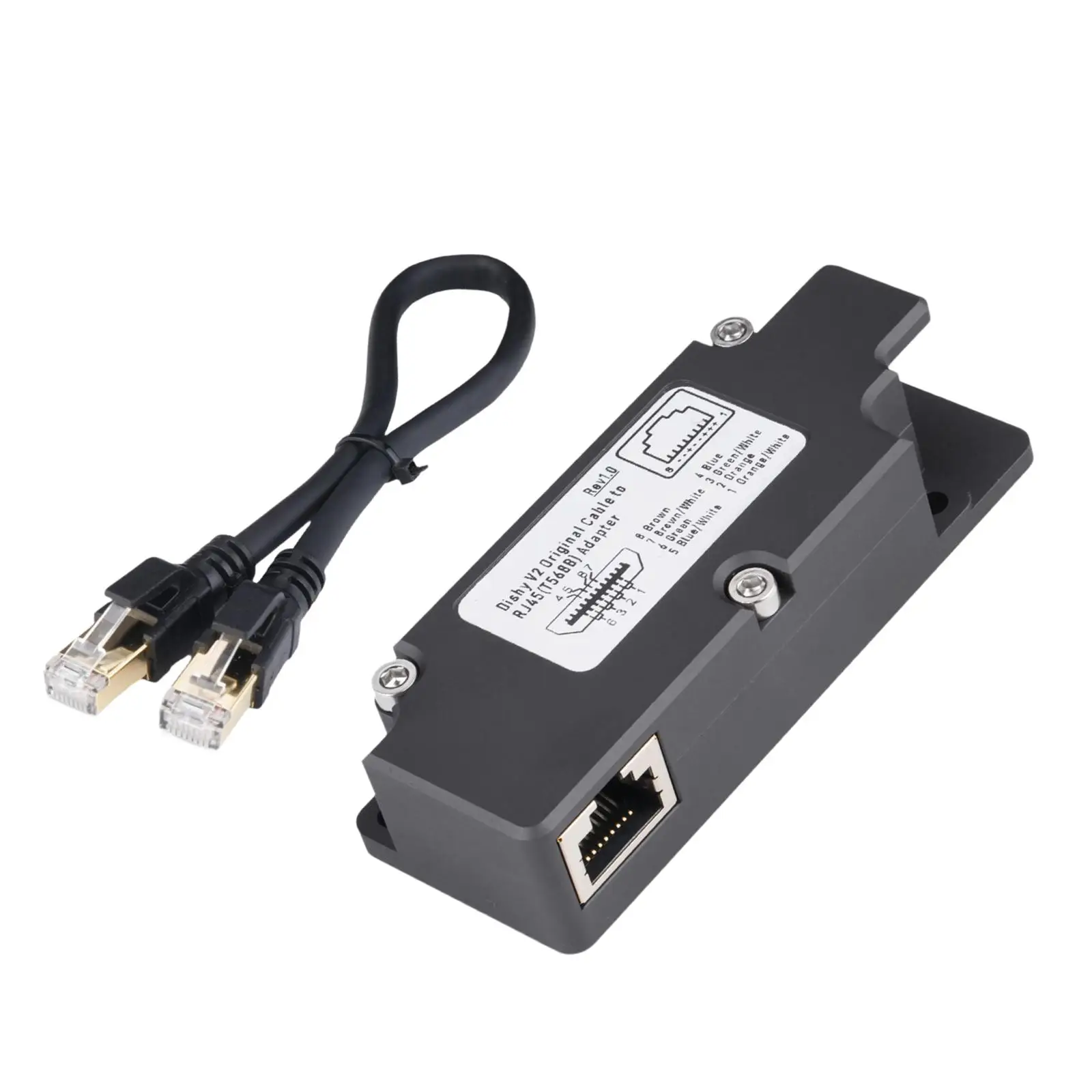 

Ethernet Cord to Adapter T568B pinout -20 to +55 °C Operating Temperature