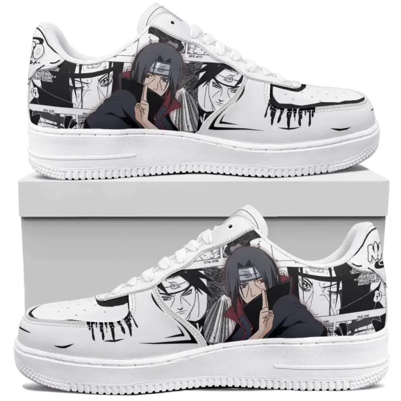 

Naruto Anime Shoes Leisure Low Top Sneakers Basketball Shoes Male Female Uzumaki Naruto Couple Shoes Customizable Gift