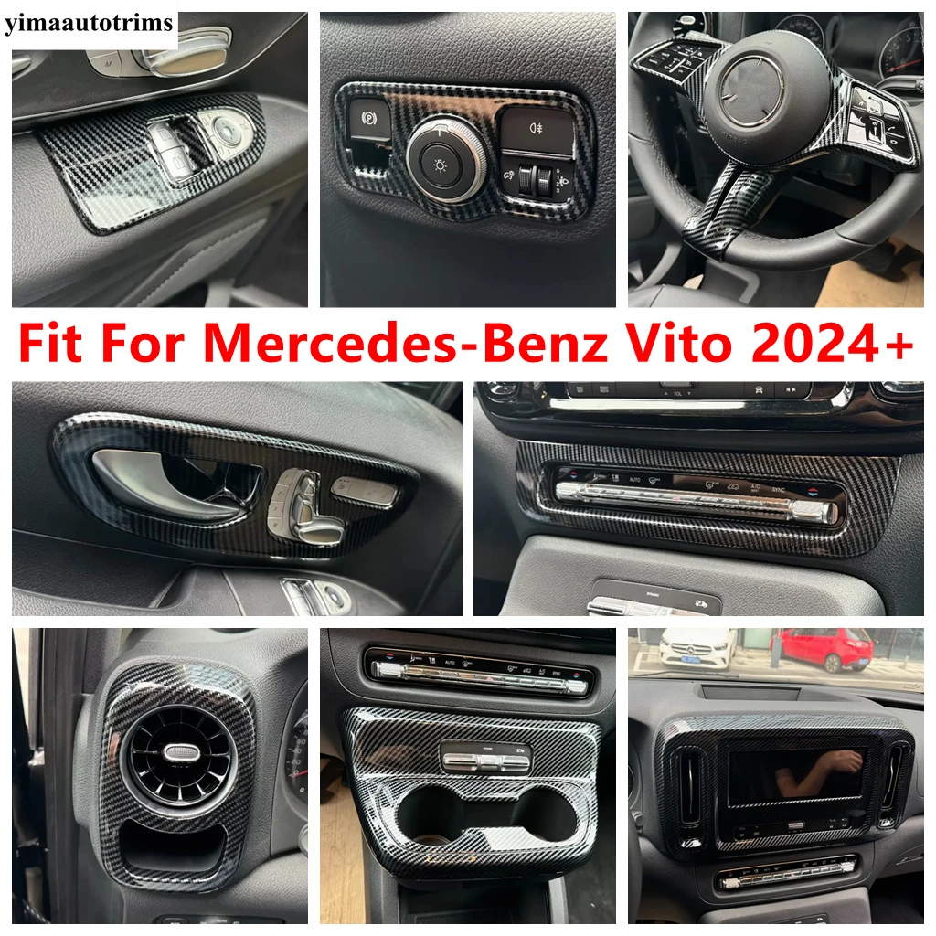 

Window Lift / Head Lamp / Navigation Frame / Steering Wheel / Water Cup Cover Trim Accessories For Mercedes-Benz Vito 2024 2025