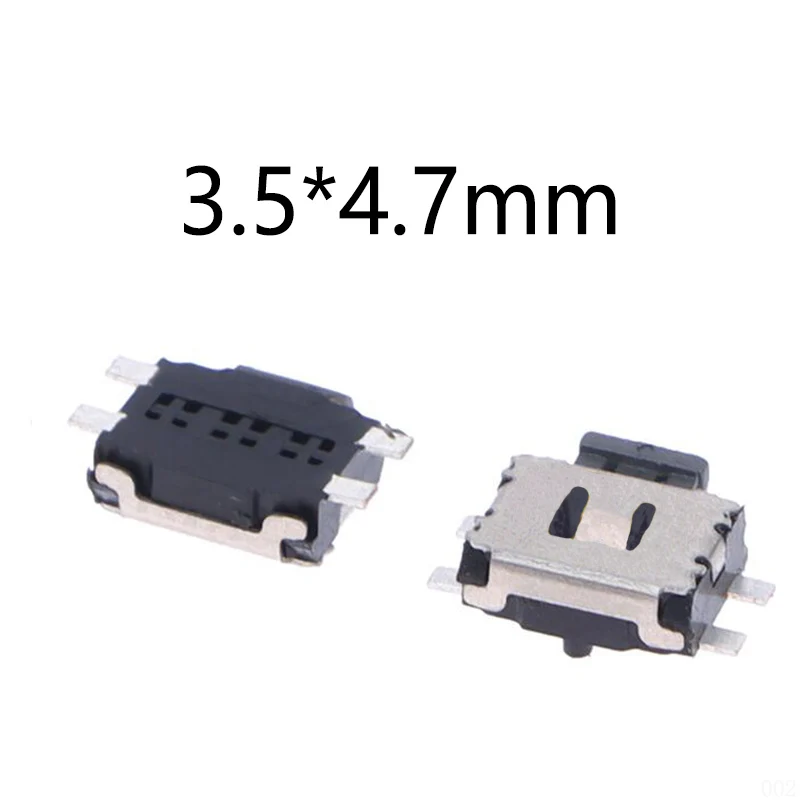 10PCS/Lot 3.5*4.7mm 4 Pin SMT SMD Side Tact Tactile Push Button Key Micro Switch Mount