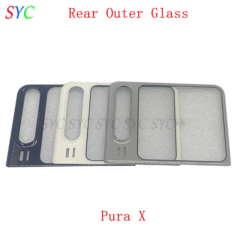 

Rear Outer Glass Lens Touch Panel Cover For Huawei Pura X Back Glass Lens with OCA Repair Parts