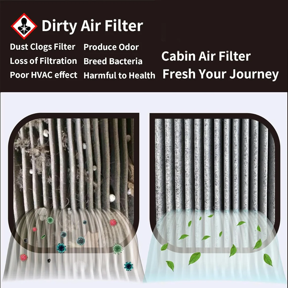 Car Cabin Air Filter For Nissan Armada NV2500 NV3500 Titan Infiniti QX56 Element Acura EL Acura RSX High quality  filter element