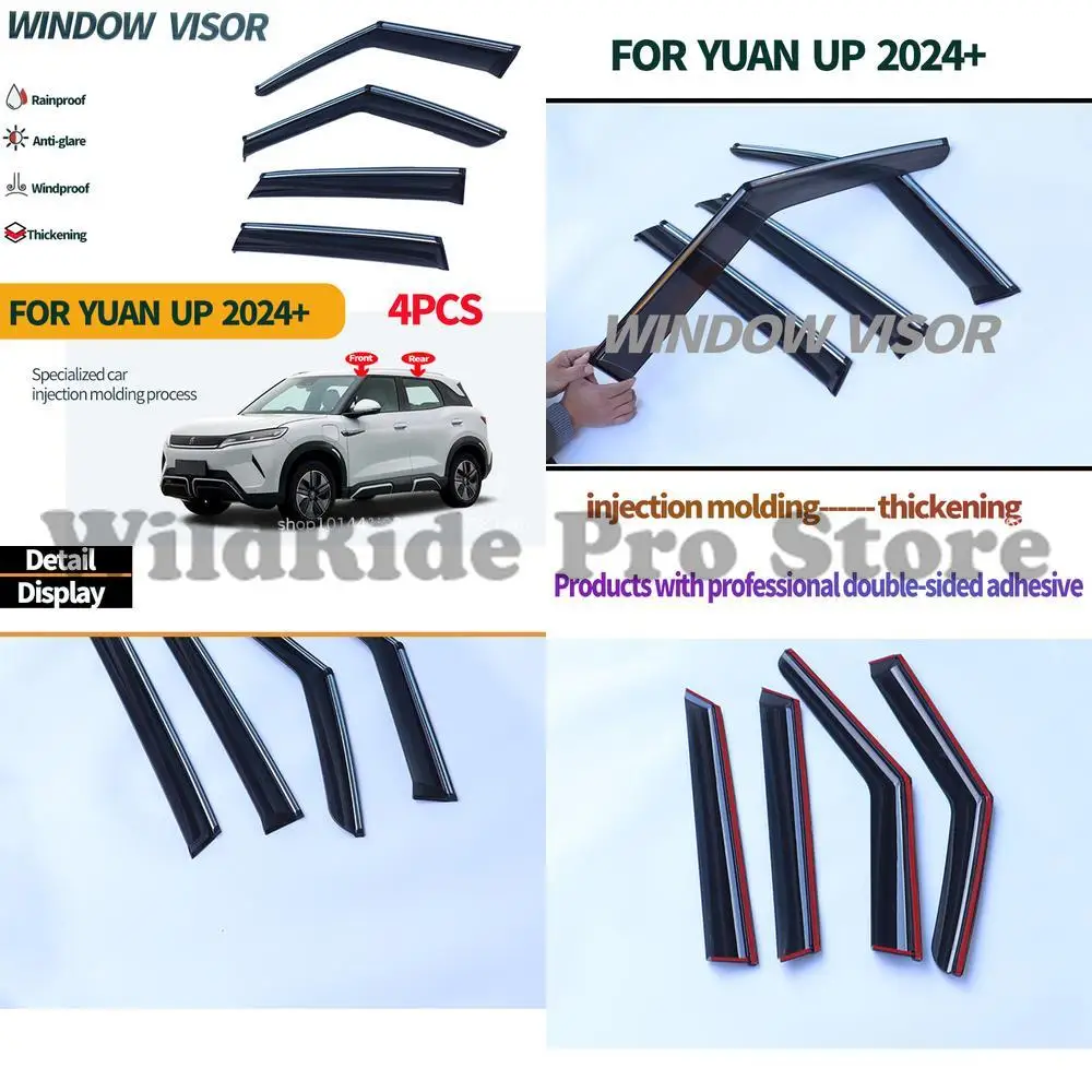

1 set For BYD YUAN pro 2024+ Window visors