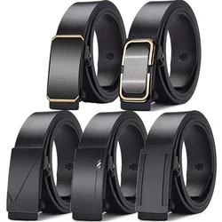 2024 Brand Luxury Design Genuine Leather Belt Men's Cow Designer Belts Fashion Automatic Buckle Waist Straps Belts 110 120 130cm