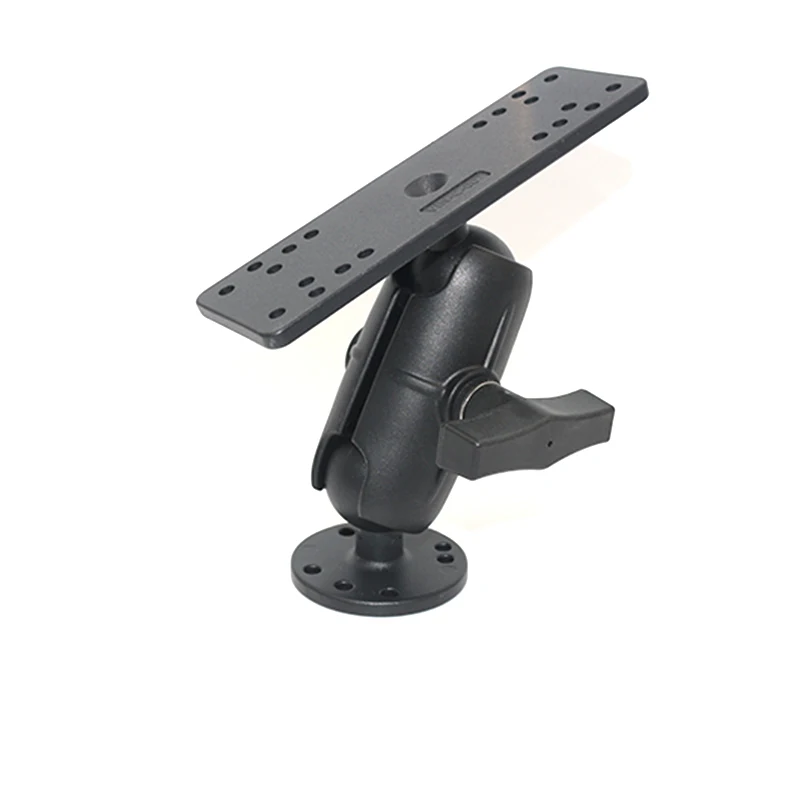 

1.5" C Size Plastic Double Socket Arm Marine GPS Fish Finder Holder for Sonar Boat Canoe Kayak for Navigation and GPS