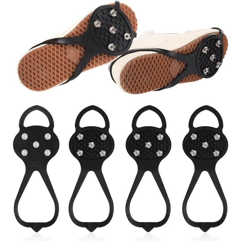 في الهواء الطلق الجليد المرابط الأشرطة المضادة للانزلاق أغطية الحذاء المسامير سلاسل للمشي على الثلوج والطرق الجليدية الشتاء تسلق المشي لمسافات طويلة والعتاد #1