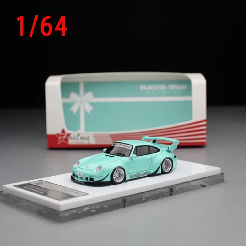 

Модель литая автомобиля в масштабе 1/64, модель автомобиля Porsche RWB 993, имитация смолы RWB 993, коллекционный орнамент для автомобиля