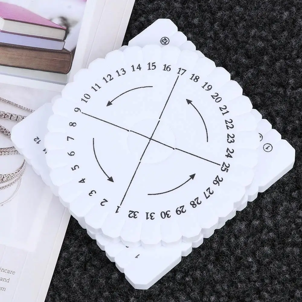 2Pcs/set Braided Plate Kumihimo Beading Cord Rope Weaving Sewing Jewelry Design Board Handmade Tool
