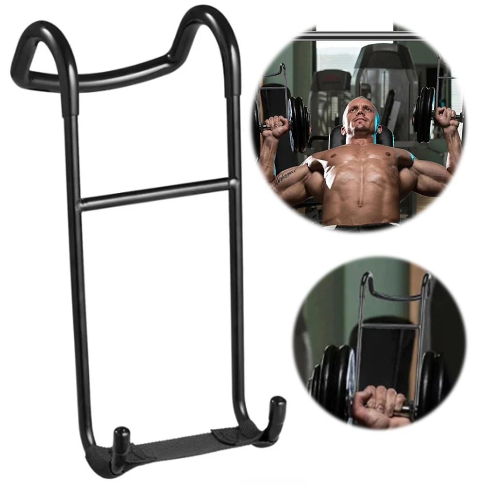 Dumbbell Spotter Hooks 250 Lbs Load Capacity Heavy Power Dumbbells Rack Attachments Safety Connector for Chest Workout