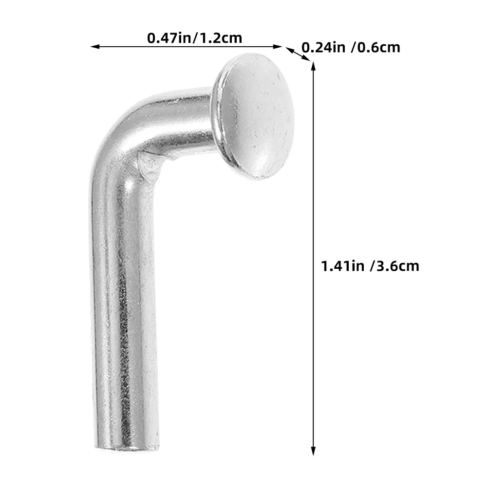 50 Pcs Shelves Accessories J Bolt Pallet Dumbbell Air Blower Hanger Racking Drop Pin Hooks
