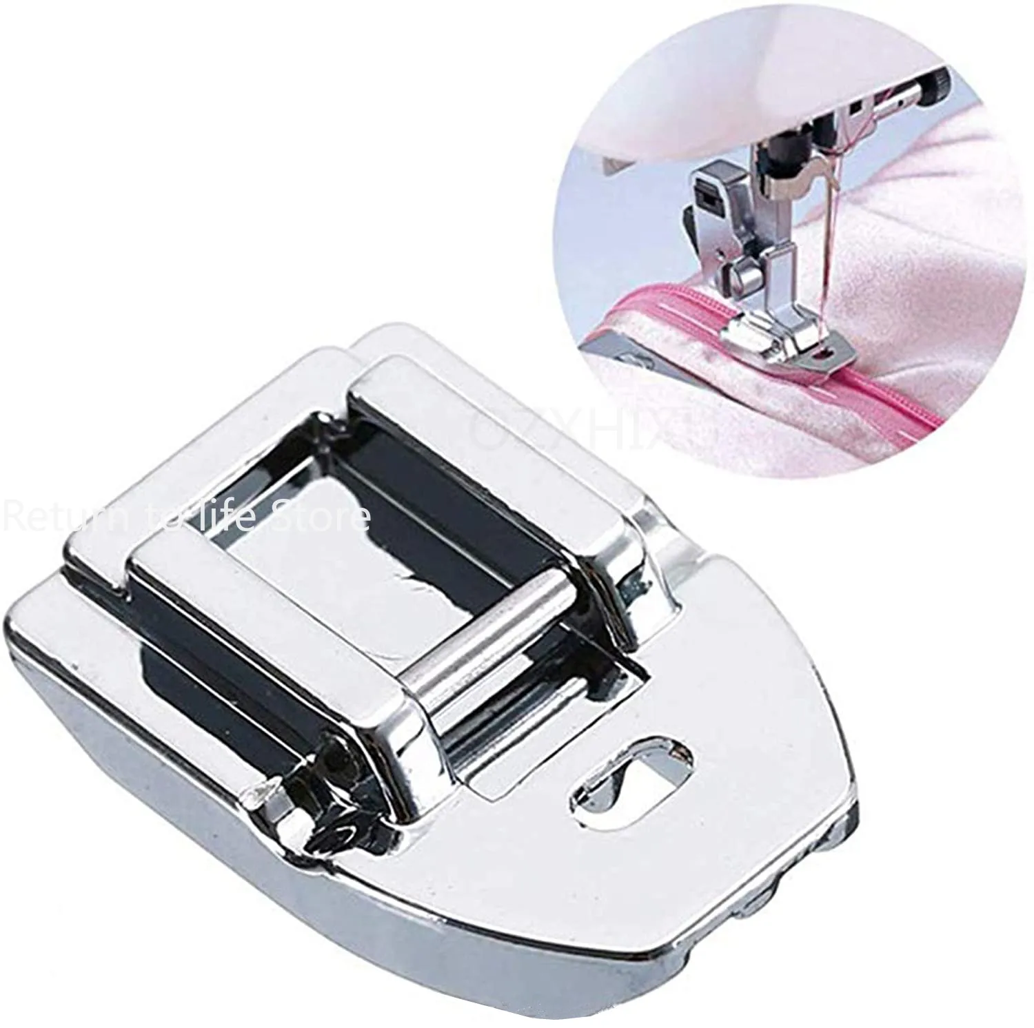 Hot Sewing Machine Parts Presser Foot sewing accessories 7306A Invisible Zipper Foot for singer brother janome juki toyota SA128