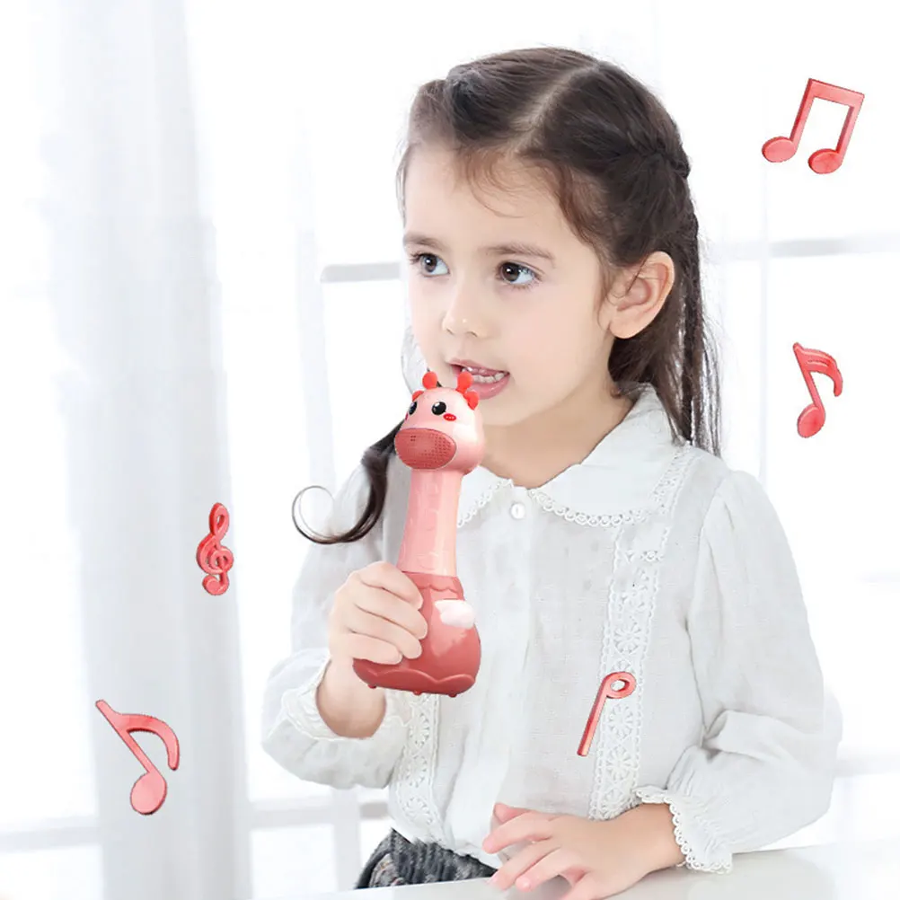 

1pcs Early Education Microphone Creative Musical Recording Plaything For Kids Singing Karaoke Baby Educational