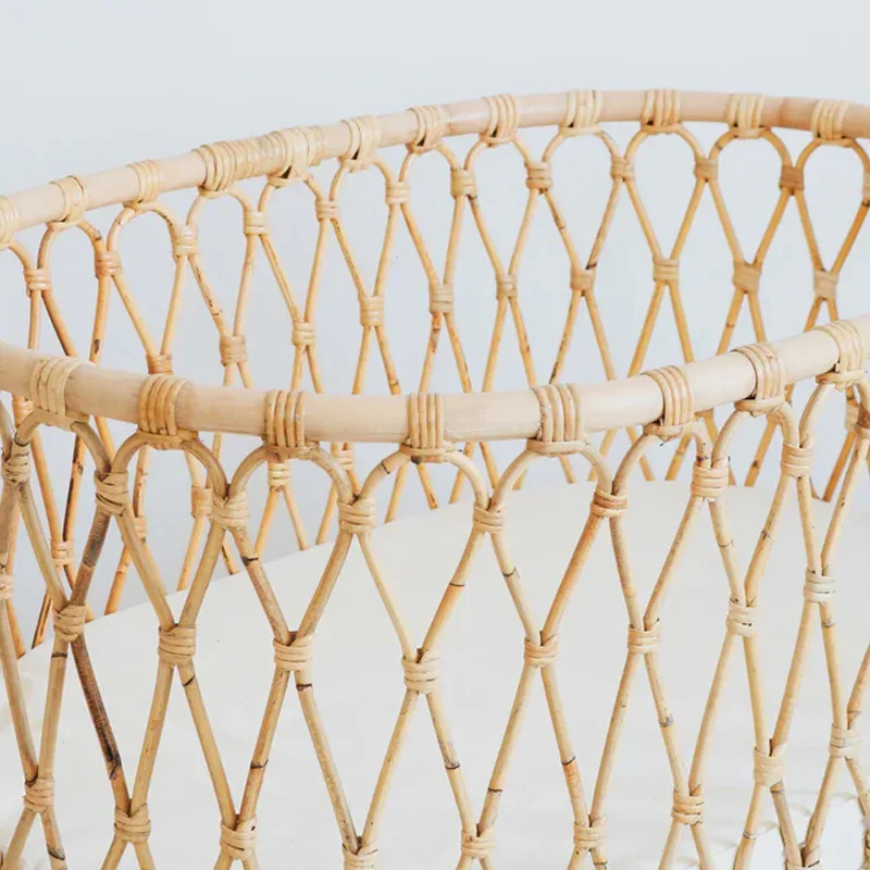 High Quality rattan cot Kid\'s Bassinet, Crib For Baby Wicker Nursing Furniture Wholesale Vietnam Supplier