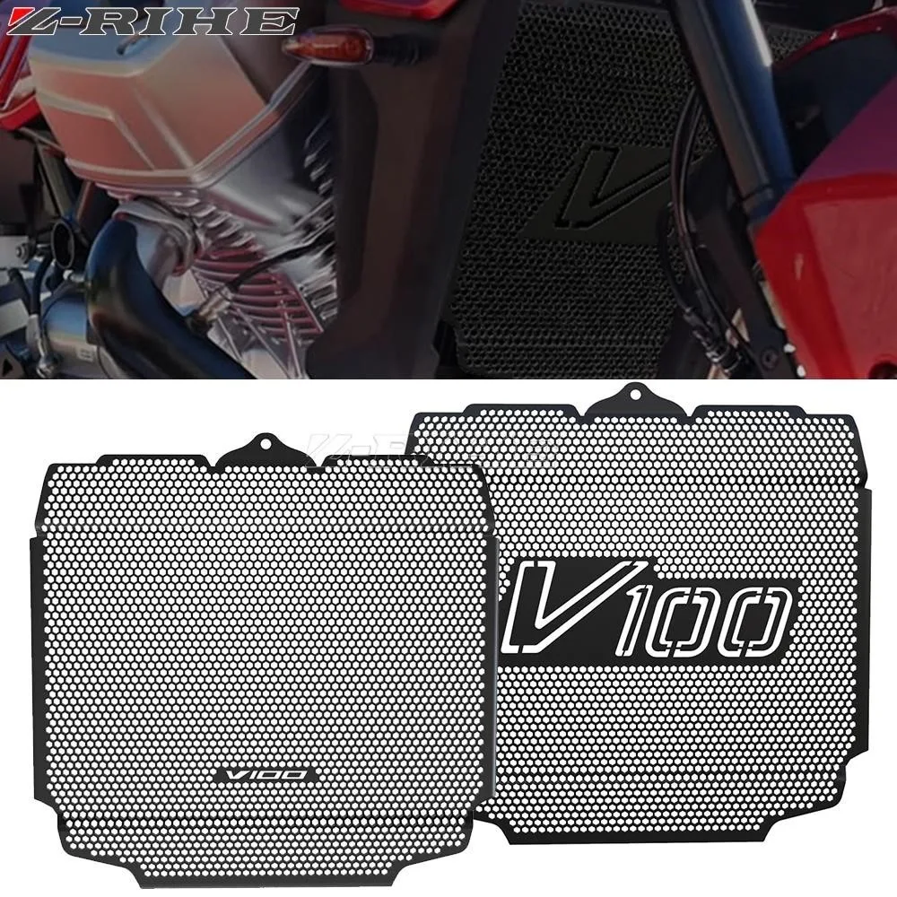 

For MOTO-GUZZI V 100 Stelvio V100 Mandello/S Stelvio 1000 2023 2024 2025 2026 Motorcycle Radiator Grille Cover Guard Protection