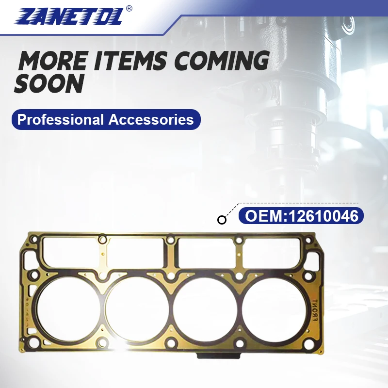 

ZANETOL Hot New Cars Engine Cylinder Head Gasket for CHEVROLET CAMARO 2010~2015 for HUMMER H2 2008~2009 12610046 12571224 157744