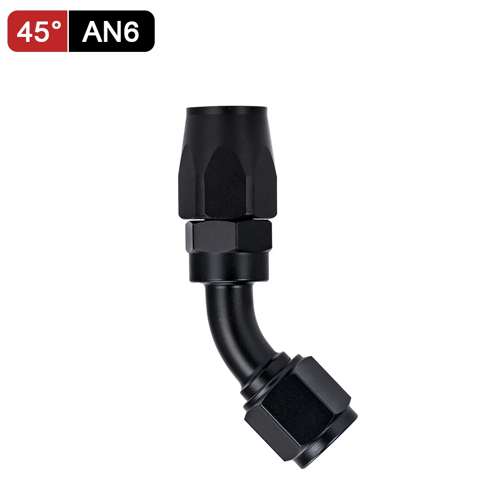 Universal AN4 AN6 AN8 AN10 AN12 AN16 Gerade 45 90 120 180 Grad Öl Kraftstoff Schwenk Schlauch Ende Fitting Öl Schlauch Ende Adapter Kit