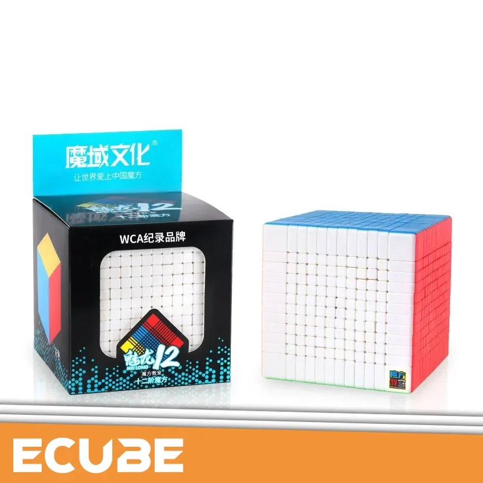 

[ECube] MeiLong 12x12x12 Cube Magic Speed MoYu Classroom Mofangjiaoshi Magic Cubes Speed Puzzle Toys for Brain Training