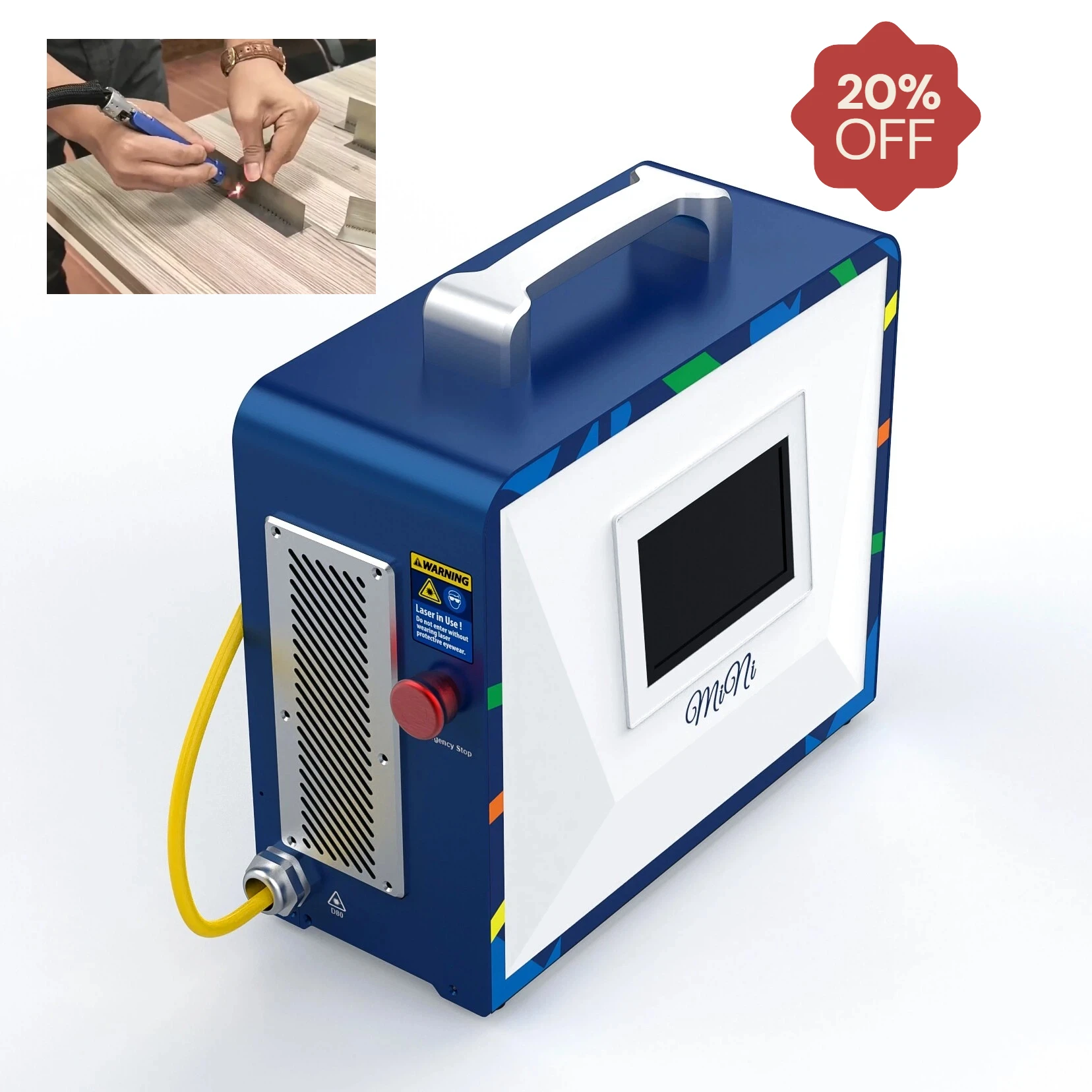 New Arrival Mirco 300w Hand-held Metal Laser Welding Machine Portable Laser Welder for Sale