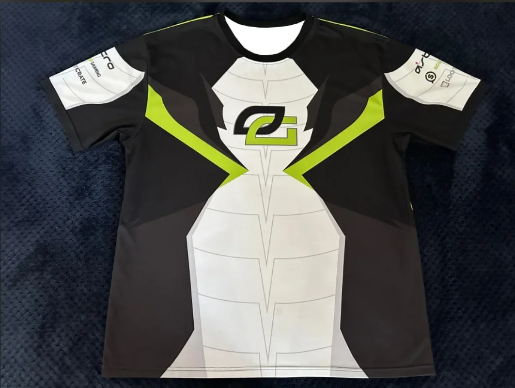 

Newly Arrived Men's T-shirt and Women's Green Wall OpTic Gaming Player Jacket Short Sleeved T-shirt Quick Drying Breathable Top