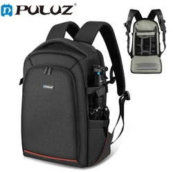 PULUZ Outdoor Portable Waterproof Scratch-proof Dual Shoulders Backpack Handheld PTZ Stabilizer Cameras Bag With Rain Cover