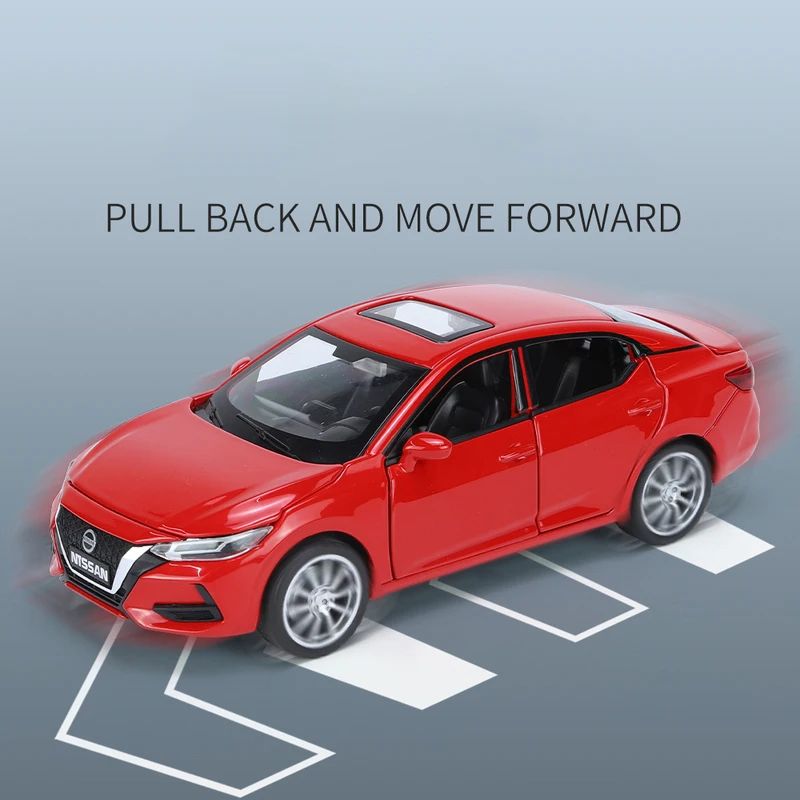 1:32 Nissan SYLPHY Alloy Model Car Toy Diecasts Casting Sound and Light Car Toys For Children Vehicle