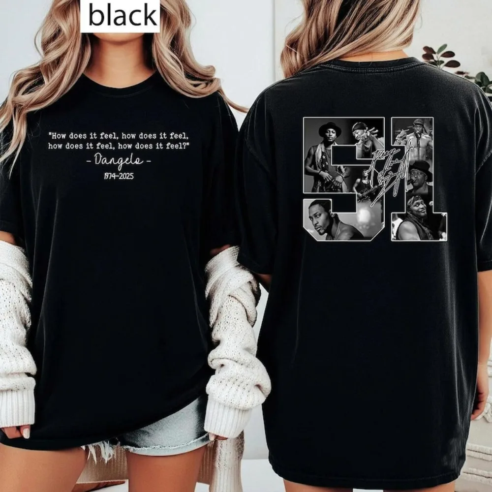 Rip D'Angelo Shirt Legend R&B Singer D'Angelo Memorial T-Shirt D'Angelo Tribute Shirt Remembering in Memory Musical Legend Tee