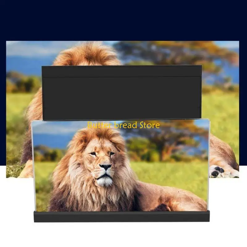 W89C High Definition Movie Amplifying Projector Base Holder 3D Screen Video Magnifier