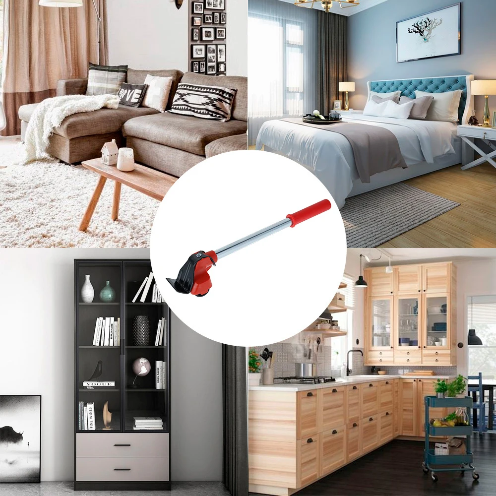 Rolo de movimentação de móveis pesados, 5 peças com barra de roda, dispositivo móvel, ajudante de elevação, conjunto de ferramentas de transporte de móveis