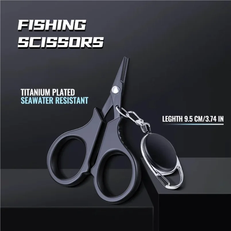 

Stainless Steel Fishing Scissor Plier Cut PE Braid Line Cutter Plies Carp Fishing Accessories Tools