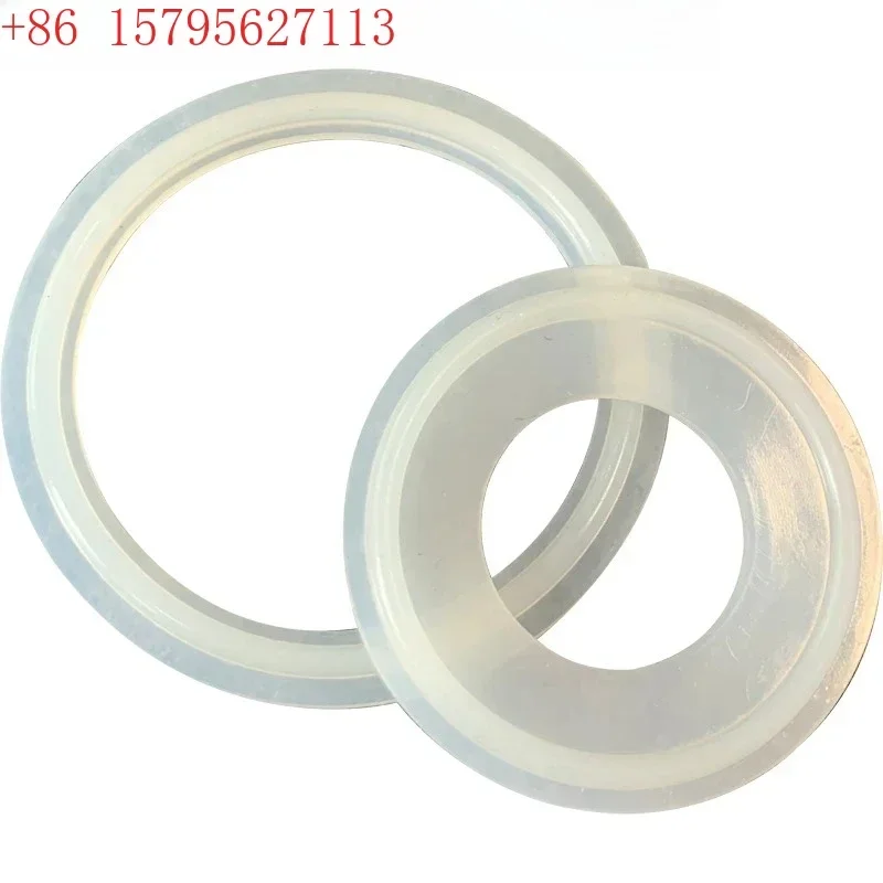 Stainless steel quick fitting silicone ring, food grade silicone clip gasket, sealing ring, sanitary grade union gasket
