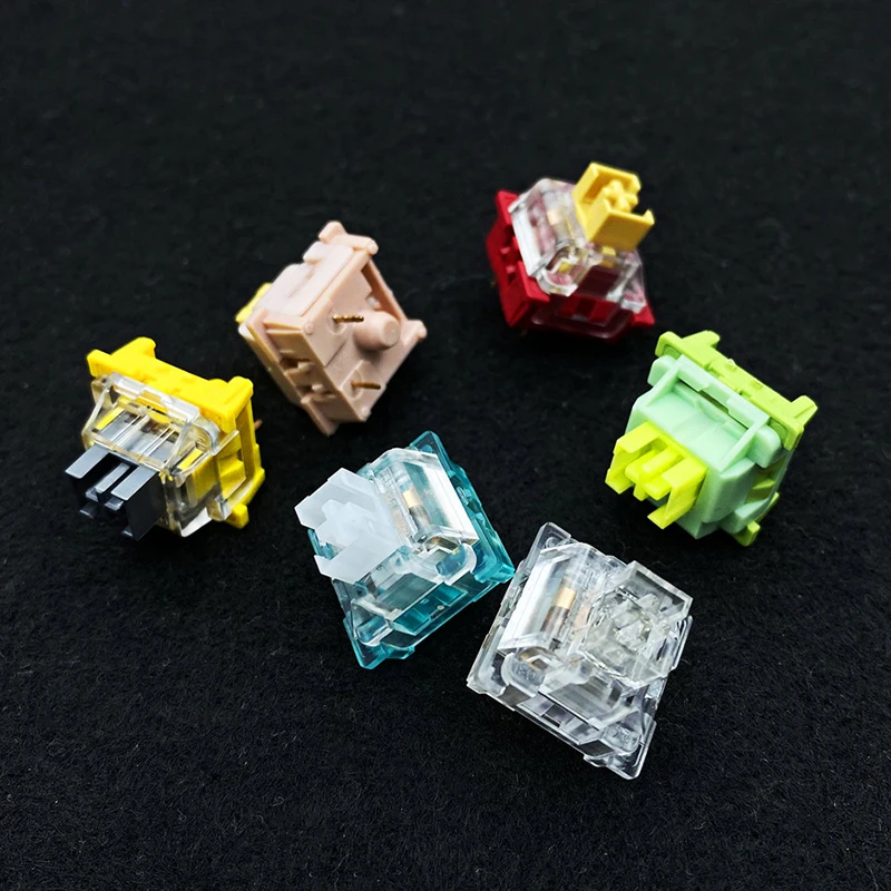 1 Pc Outemu Switch Gaming Mechanical Keyboard Switch 3Pin Clicky Linear Tactile Silent Switches RGB LED SMD custom Switch