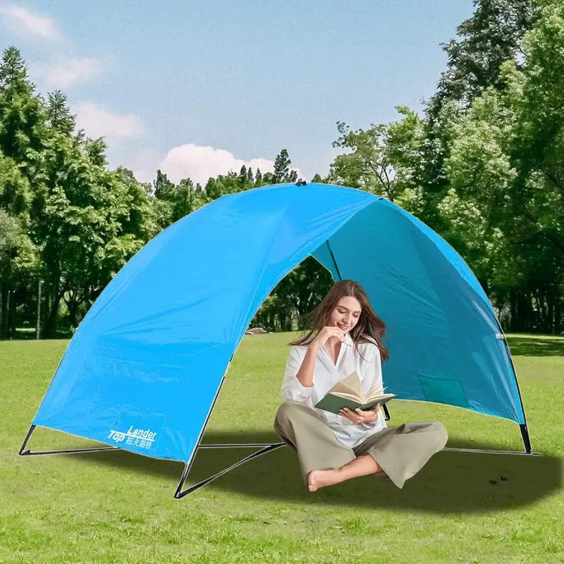 Camping Tent Sun Shade Canopy Tent Camp Tent Waterproof Portable Beach Tent Shade Canopy Family Tents Sun Shelter for Outdoor